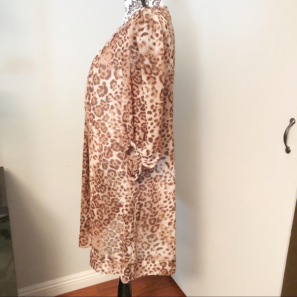 Eva Mendez for NY & Co Brown Leopard Dress - Picture 2 of 5